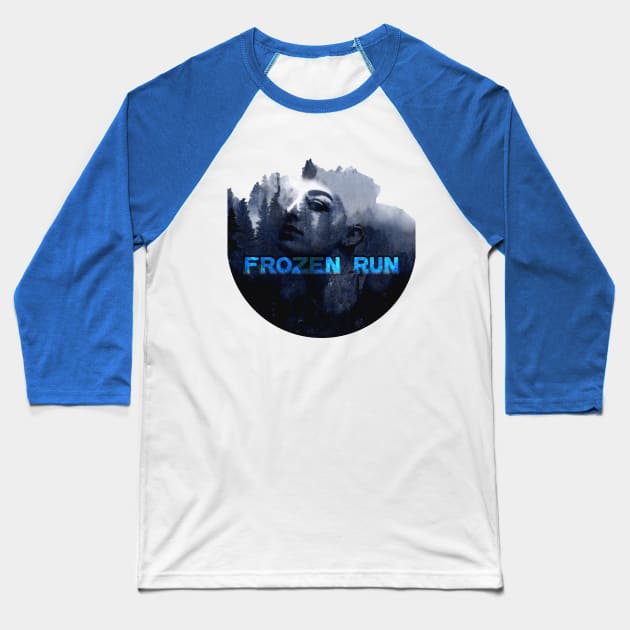 Frozen Run - Stephanie Baseball T-Shirt by FrozenRun